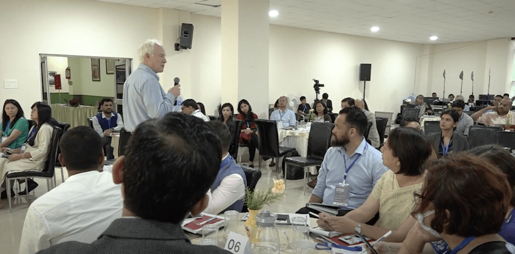 Michael Woolcock during a PDIA + Adaptive Evaluation workshop in Shillong, Meghalaya in July 2022