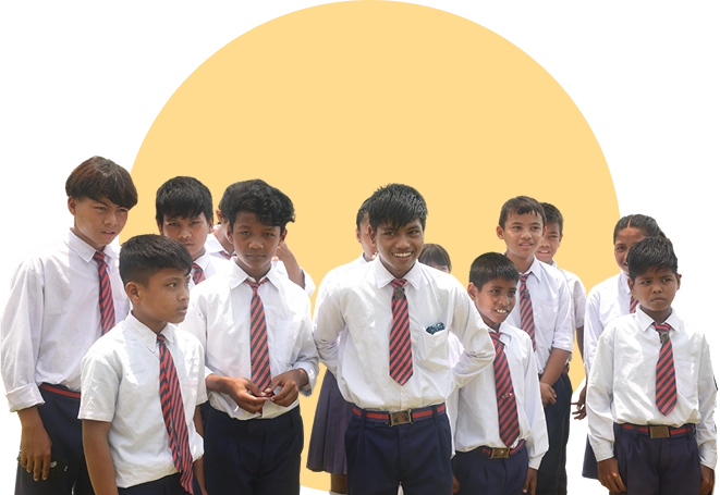 School going boys in uniform - MPOWER